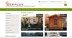 Desktop Screenshot of dekalux.com